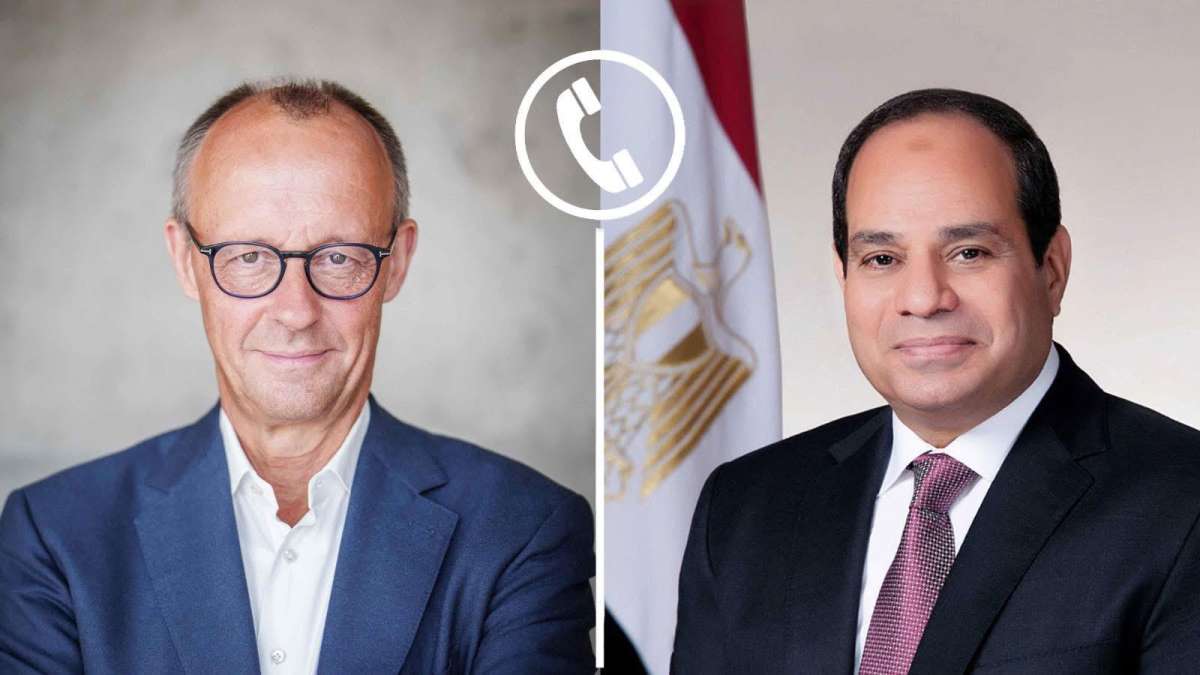 President Sisi congratulates German Chancellor Friedrich Merz, discusses regional and international issues