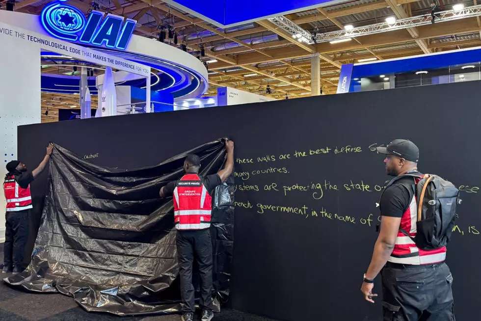 France blocks Israeli weapons stands at Paris Air Show