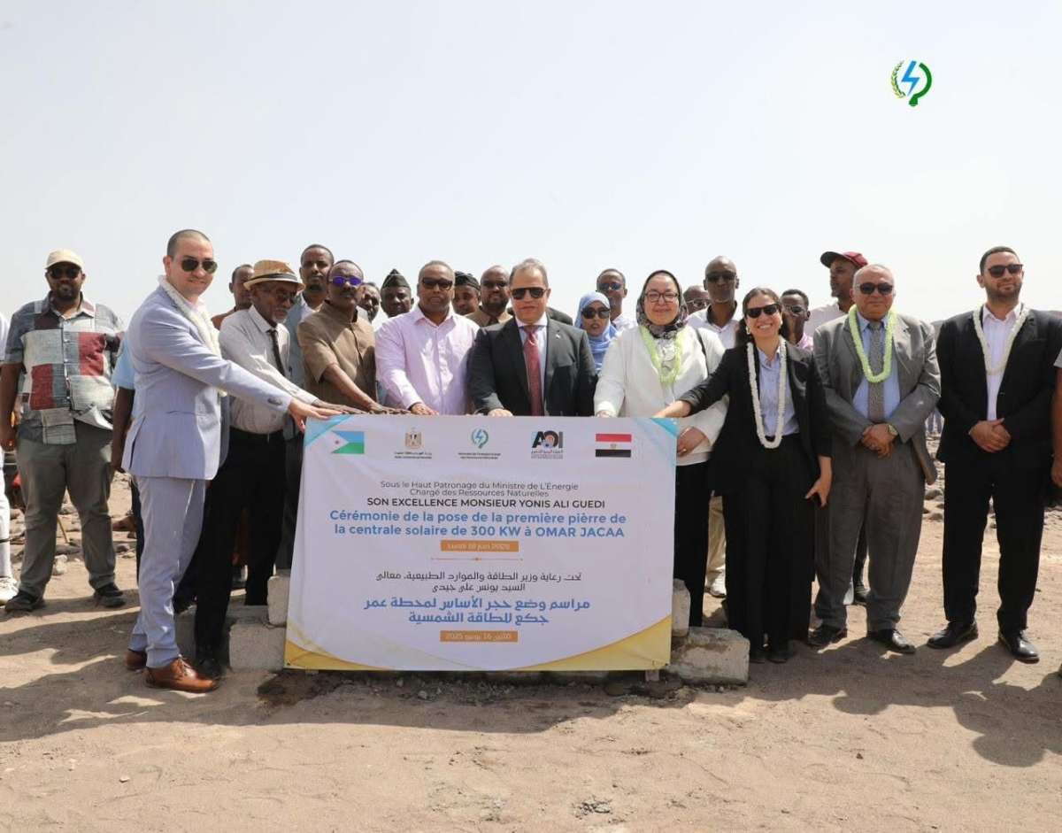 Egypt launches construction of solar power plant in Djibouti