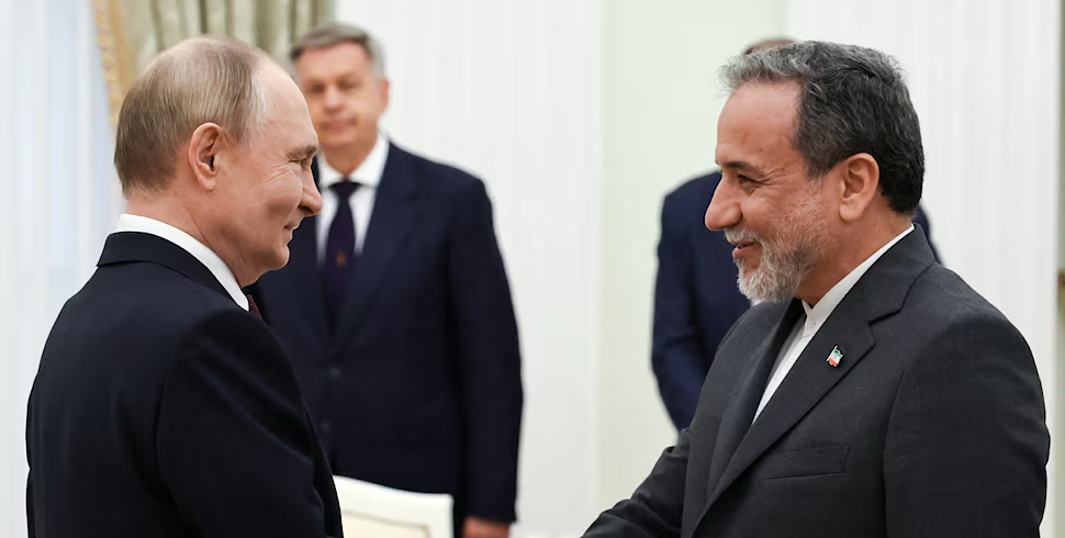 Putin blasts US attack in Iran meeting