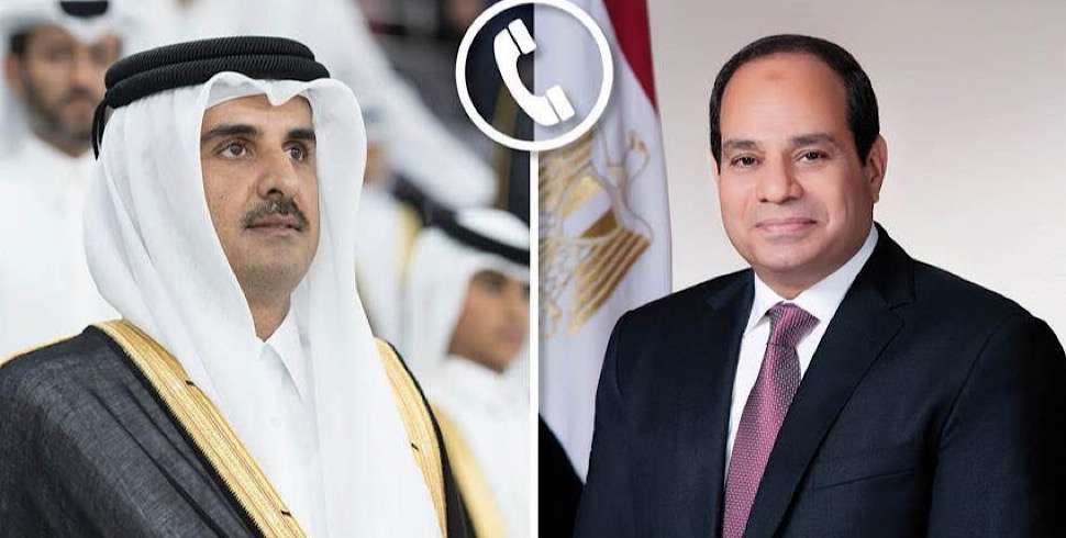 Egypt, Qatar coordinate efforts for peace in Gaza, broader Middle East after air base incident