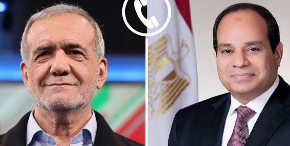 Egypt’s Sisi and Iran’s Pezeshkian discuss regional stability following missile strike on Qatar