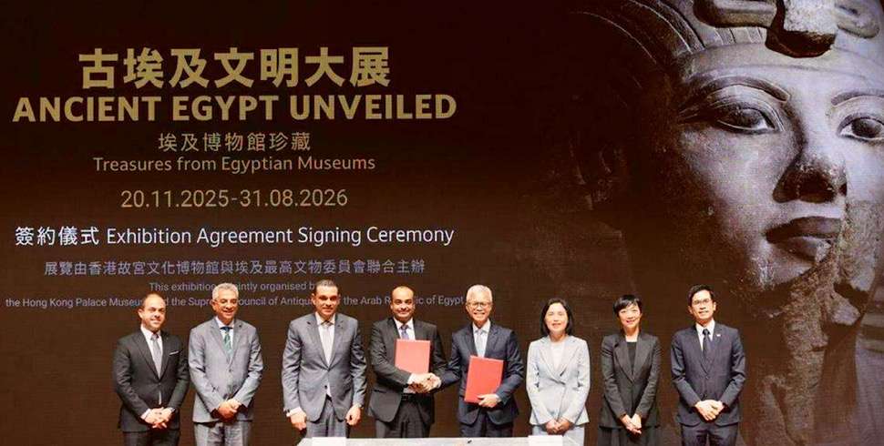 Egypt, China sign agreement for major ancient Egyptian artifacts exhibition in Hong Kong