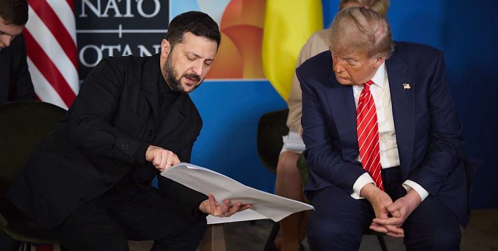 Trump and Zelenskiy address weapon supplies