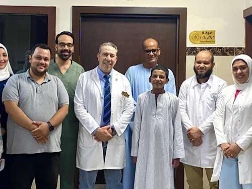 Egyptian medical team saves child suffering from life-threatening skin disorder