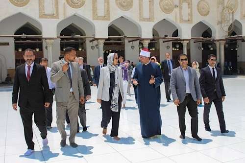 EU ambassadors visit Egypt’s Al-Azhar mosque to promote interfaith dialogue