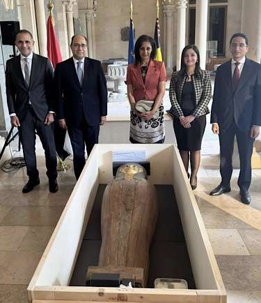 Egypt repatriates two ancient artefacts from Belgium