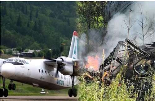 Russian passenger plane crashes, nearly 50 feared dead