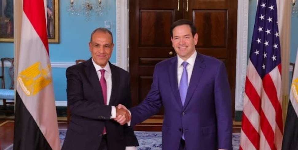 Egyptian, US FMs meet in Washington to strengthen strategic partnership