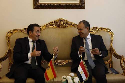 Egyptian and Spanish foreign ministers hold talks amid royal visit to Cairo