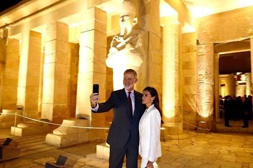 In photos: Spanish royals embark on majestic journey through Luxor