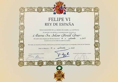 Egypt’s First Lady thanks Queen Letizia of Spain for prestigious award