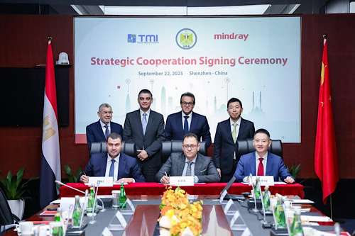 Egypt Health Minister meets Mindray CEO to boost medical industry localization