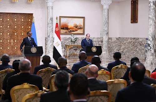 Sisi welcomes Rwandan President Kagame in Cairo, strengthening bilateral ties