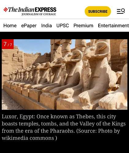 Luxor among world's most historic cities, Egypt a top Middle East food tourism destination