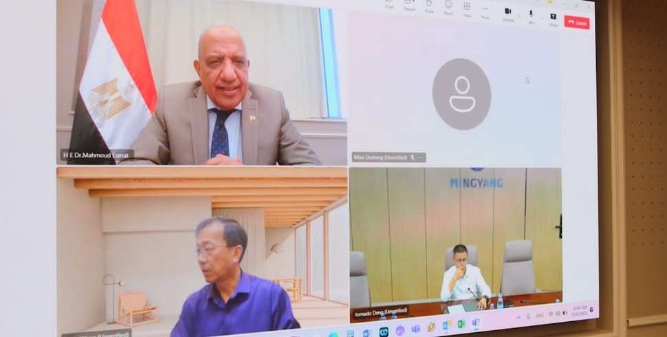 Egypt and China's MingYang Smart Energy discuss deepening renewable energy cooperation