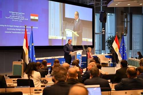 Sisi calls for stronger Egypt-EU economic ties at Brussels Forum