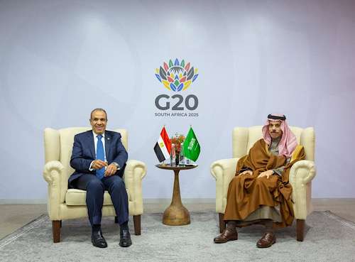 Egyptian and Saudi FMs hold bilateral talks on sidelines of G20 Summit 