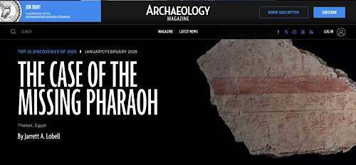 Thutmose II tomb named top 10 discovery of 2025 by Archaeology magazine