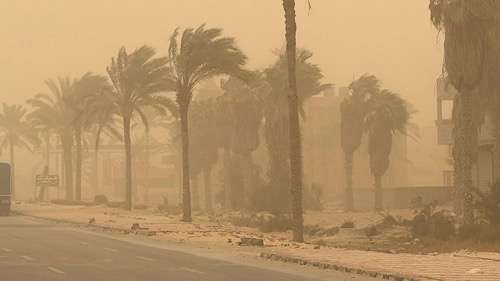 Egypt minister monitors provincial response to severe weather, dust winds