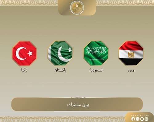 Egypt, Saudi Arabia, Pakistan and Turkey vow closer coordination on regional crises